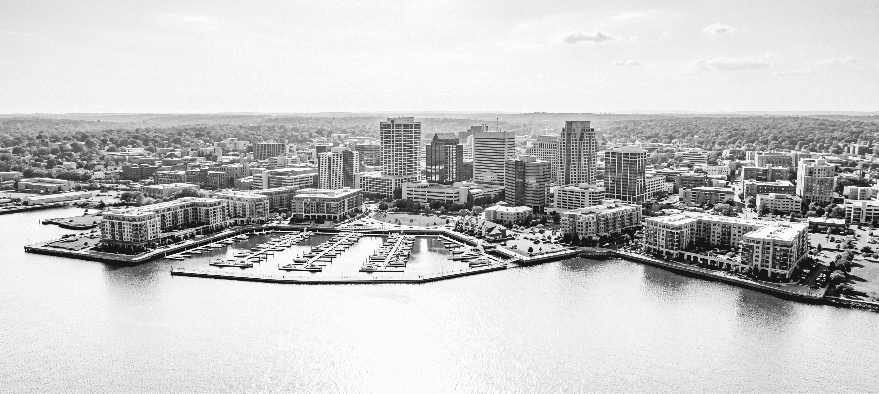 Corporate building image for Stamford office